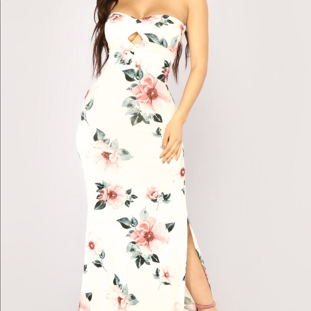 Floral maxi dress